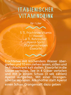 Eistee - Italienischer Vitamindrink für 1-Liter Rezept © Manuela Neudorfer - Instagram