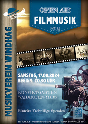 Plakat Filmmusikkonzert 2024 © TMK Windhag